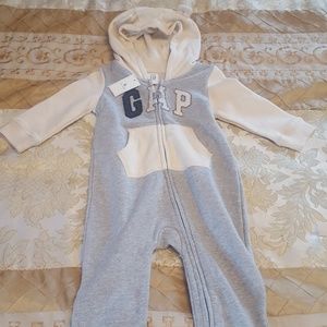 Bodysuit, onesie from Baby Gap 12m-18m with hood